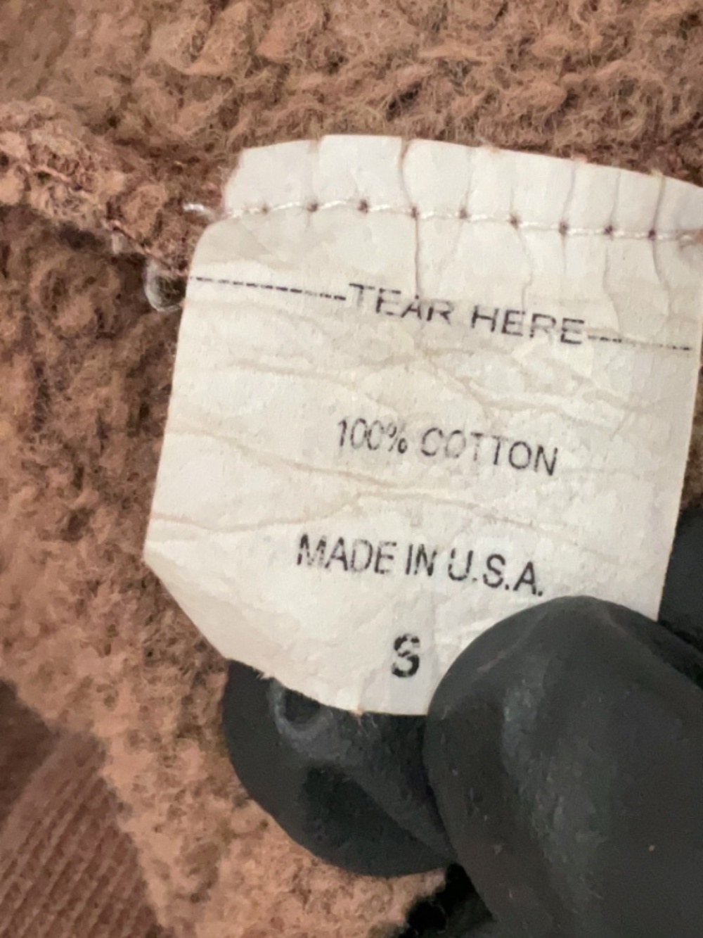 Joah Brown Slouchy Pullover Sweatshirt Cedar French Terry Small - Picture 6 of 7